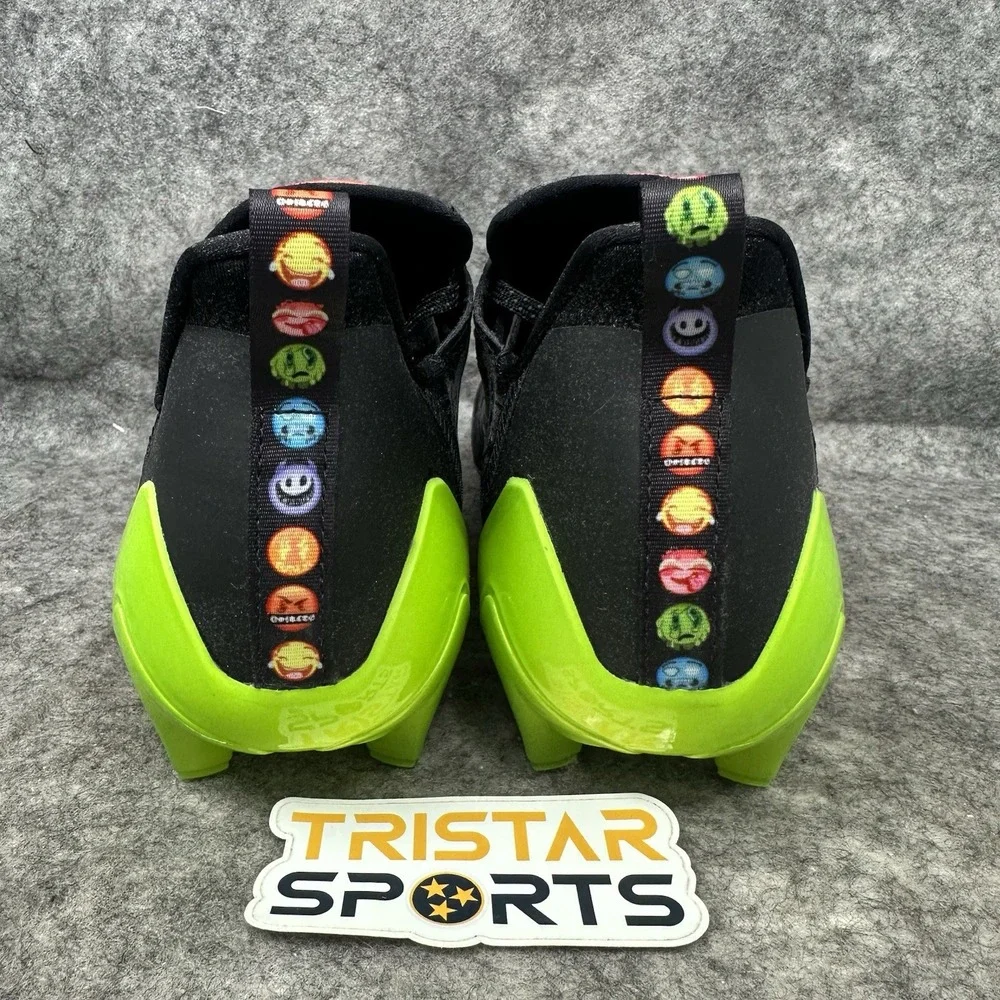 Adidas Adizero Football Cleats Mens Size 11.5 Black Big Mood Emojis GW7620